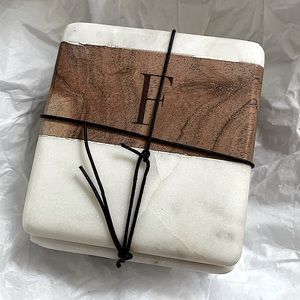 ‘F’ Handmade Coasters
